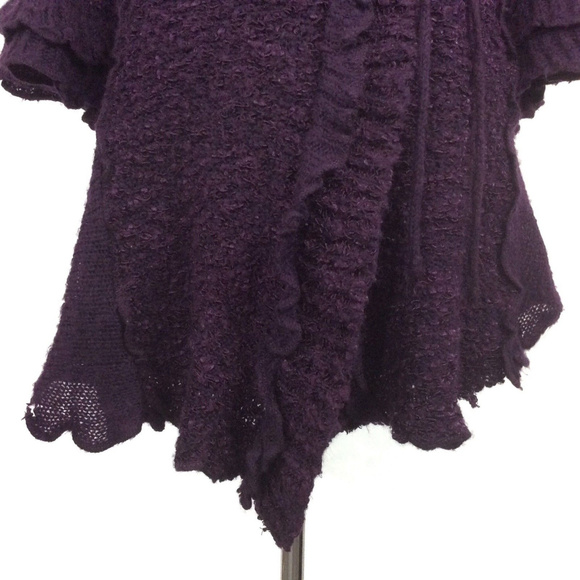 ❌SOLD❌Alberto Makali Purple Wrap Cardigan Sweater - Picture 6 of 7